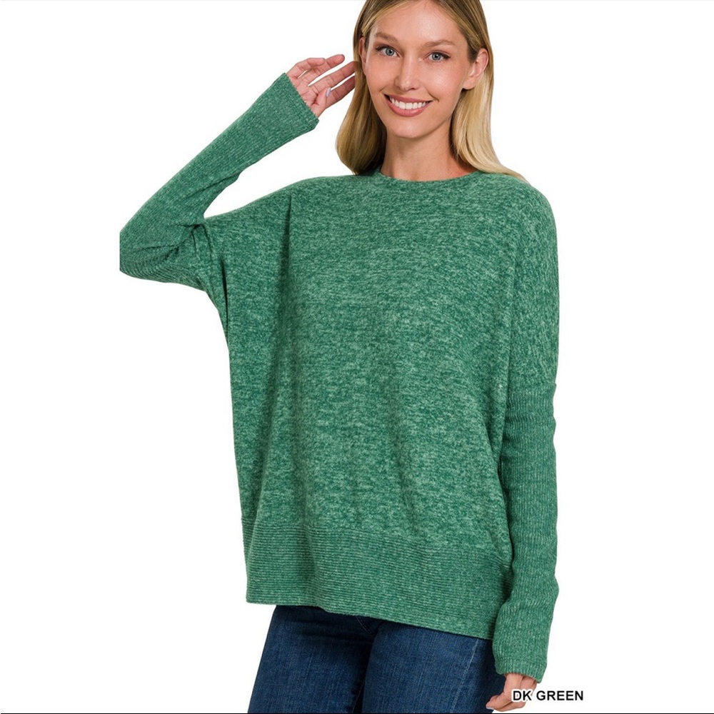 Zenana Brushed Sweater Top